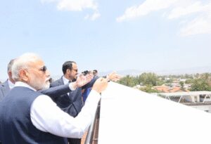 Before leaving Cyprus, PM Modi took close look at ceasefire line where ‘signs of Turkish occupation remain visible’