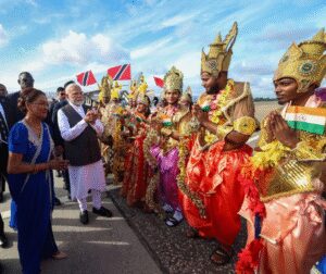 PM Modi’s welcome in Trinidad turns into festival of Indo-Caribbean culture