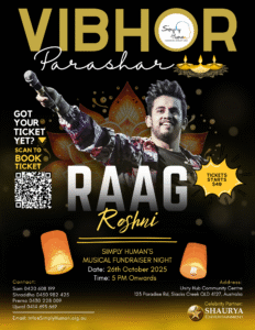 Simply Human Inc. to host ‘Raag Roshni’ fundraiser in Brisbane Simply Human Inc. to host ‘Raag Roshni’ fundraiser in Brisbane
