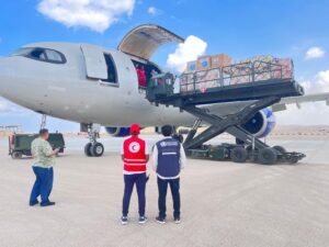 Plane with WHO medical supplies for Gaza arrives in Egypt