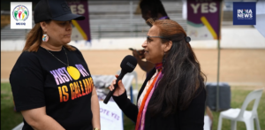 Yes Interview Erin: Community event organised by Reconciliation Queensland “We are One”. All Nations for First Nations