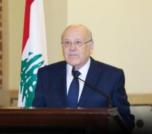 Lebanese PM urges calm on Israel-Lebanon border during meeting US envoy