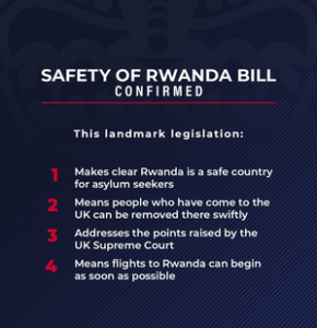 British lawmakers pass PM’s Rwanda bill