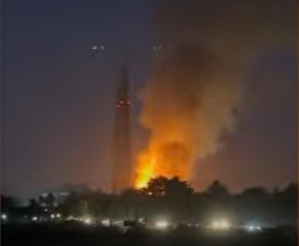 Fire at energy storage facility forces evacuations in US California Fire at energy storage facility forces evacuations in US California