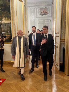 Macron’s Paris soiree brings together PM Modi, US V-P Vance