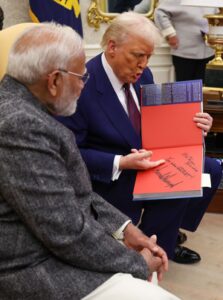 Trump gifts signed copy of his book to PM Modi, says ‘You are great’