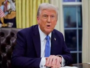 Immigrants to be let in to work in plants opening up because of tariffs: Trump  Immigrants to be let in to work in plants opening up because of tariffs: Trump