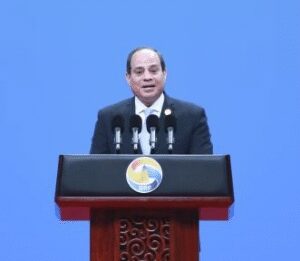 Egyptian president urges immediate Gaza ceasefire during meeting with US official