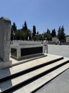 AIMIM chief Owaisi visits grave of Algerian freedom fighter Amir Abdul Qadir