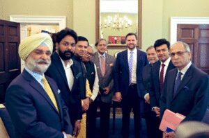 Indian delegation calls on US Vice President Vance, has ‘excellent meeting’