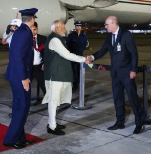PM Modi arrives in Brazil to take part in BRICS Summit
