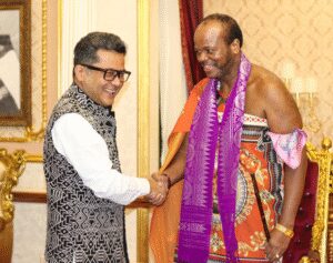 MoS Margherita meets King of Eswatini during his official visit to African nation