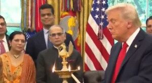 Trump hosts Diwali celebrations at White House, calls PM Modi ‘great person’ Trump hosts Diwali celebrations at White House, calls PM Modi ‘great person’