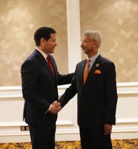 EAM Jaishankar meets Marco Rubio in Malaysia; appreciates discussion on US-India ties EAM Jaishankar meets Marco Rubio in Malaysia; appreciates discussion on US-India ties