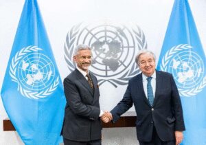 EAM Jaishankar meets UN chief Guterres, thanks him for supporting India’s growth