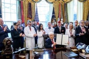 Trump signs order to ease federal restrictions on medical marijuana