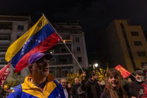 Venezuelans rally in Caracas to demand release of Maduro, his wife