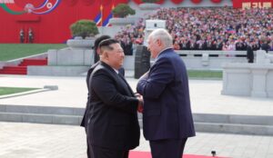 North Korea’s Kim welcomes Belarusian President Lukashenko in Pyongyang: KCNA