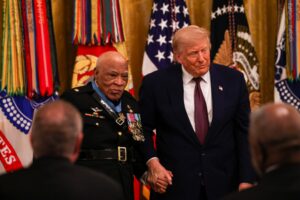 Trump awards Medal of Honor to three US heroes