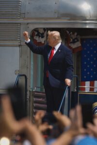 Trump warns against communism at North Dakota event