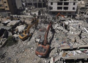 Multi-storey building collapses in Gaza; 21 including 11 kids killed